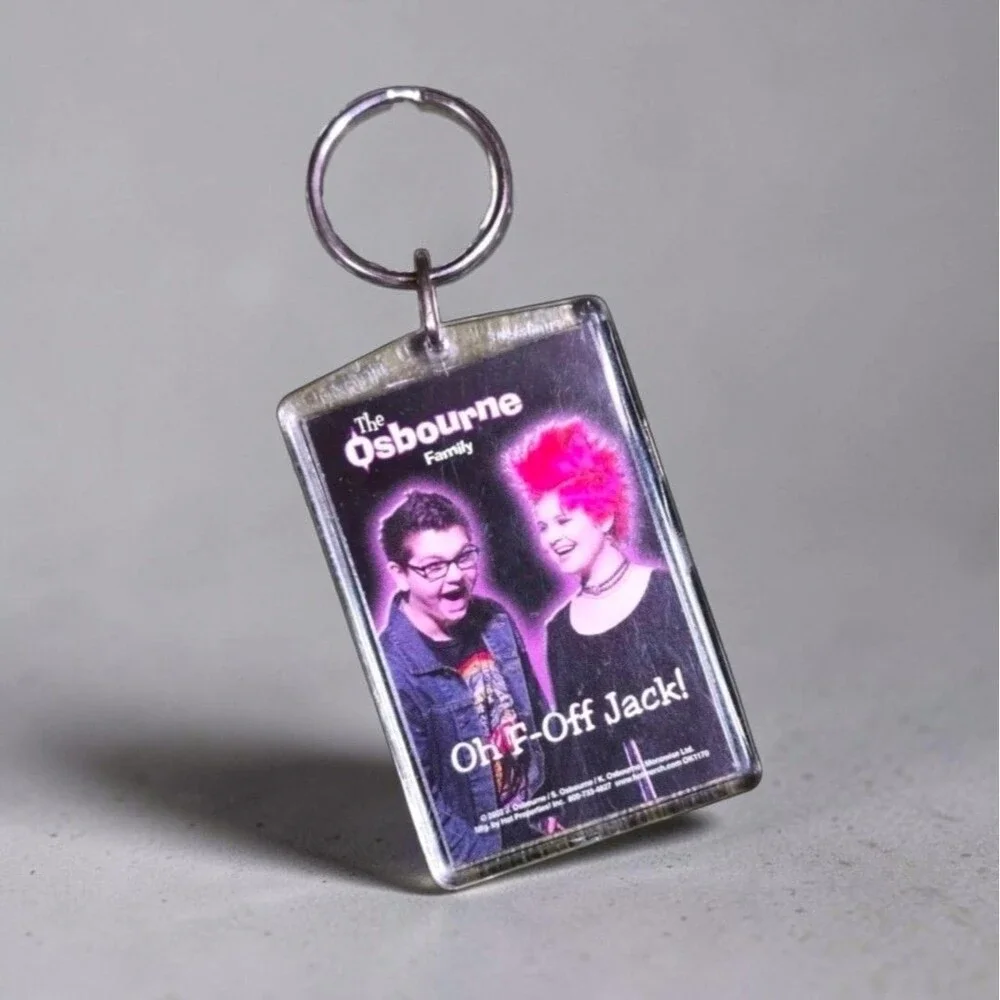 Ozzy Osbourne Family 2002 MTV Keychain Jack Kelly Reality TV Promo Hot Topic